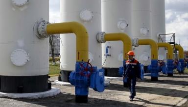 В Украине снизились запасы газа