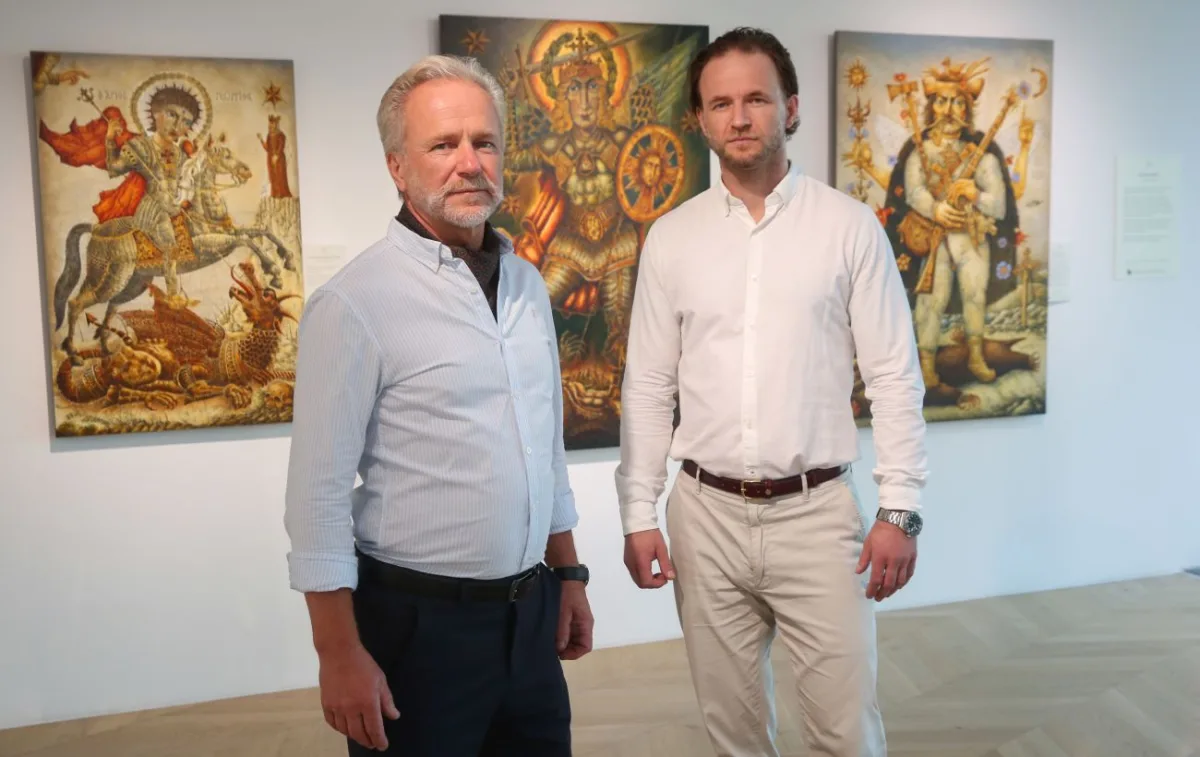 Виставка «Волію миру» у Києві: гесографія та символіка Денисенків