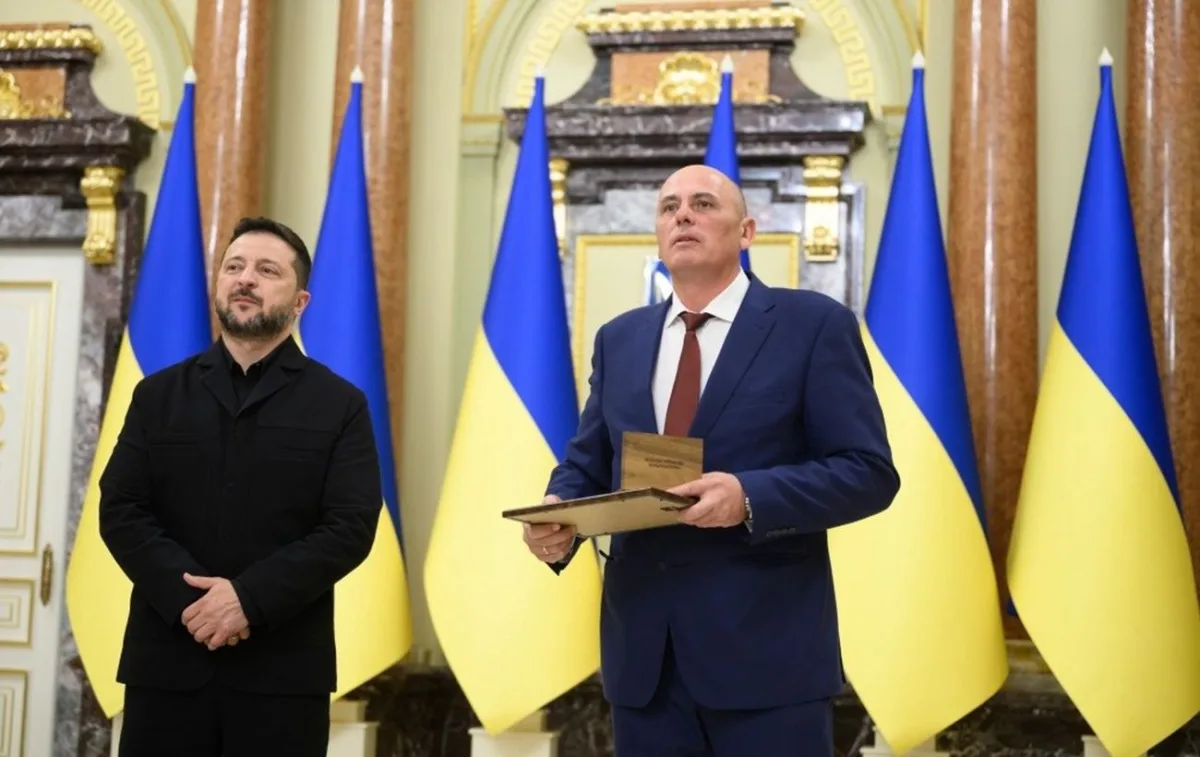 Директор Придніпровської ТЕС отримав нагороду «Національна легенда України»