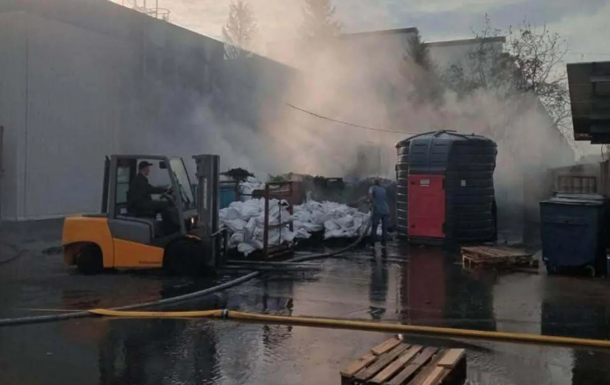 Атака на завод "Київгума": як підприємство відновлює роботу