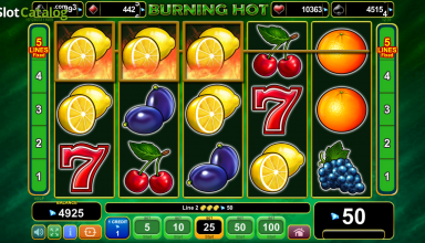 Burning Hot Slot – еще один фруктовый слот!