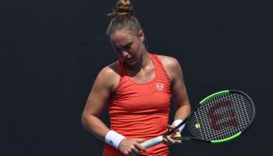 Катерина Бондаренко проиграла в первом круге турнира в Брисбене
